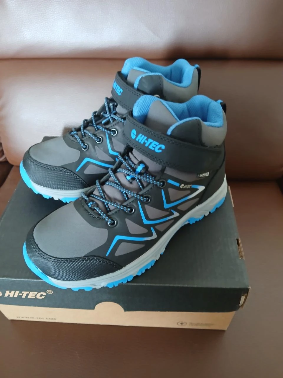Sapatos de caminhada impermeáveis para menino hi-tec 33 – photo 2